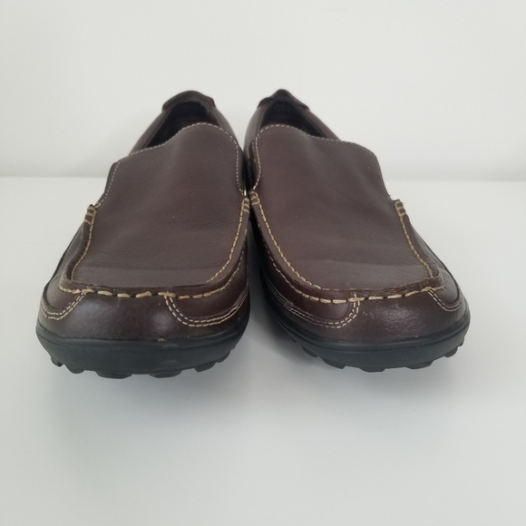 Cole Haan Tucker Venetian Brown Leather Slip On Loafers 10.5 French Roast - Picture 5 of 9